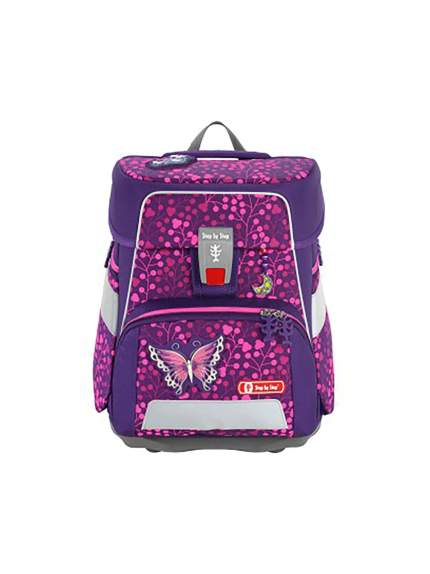 STEP BY STEP | Schultaschen Set 5tlg SPACE Shine Butterfly Night | 
